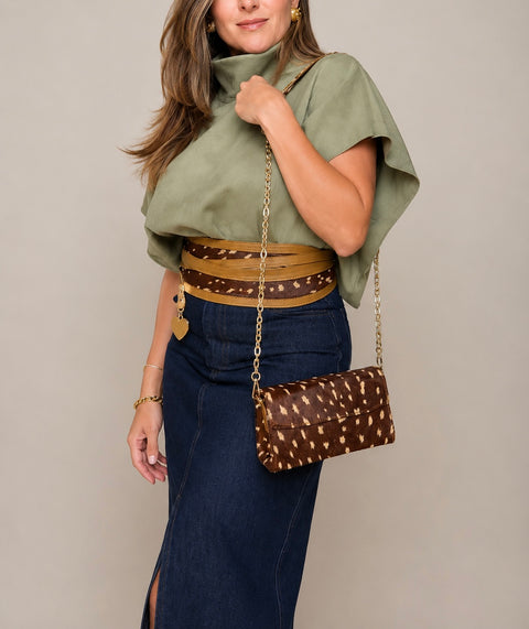 Cartera Paris Bambi Canela