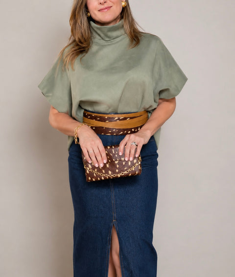 Cartera Paris Bambi Canela