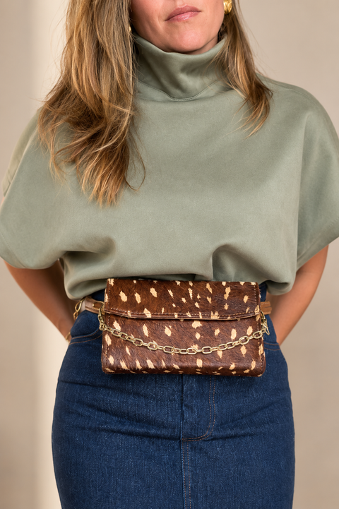 Cartera Paris Bambi Canela