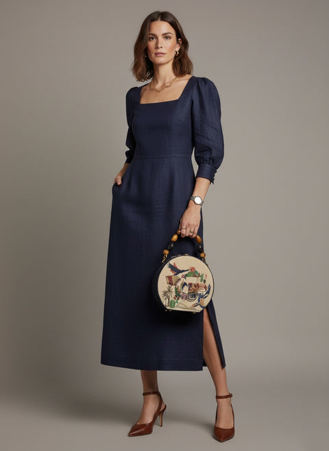 Cartera Colombia redonda