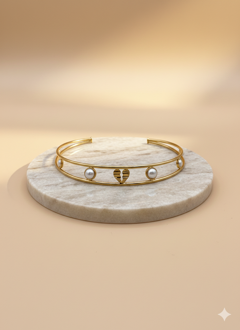 Choker alas corazón