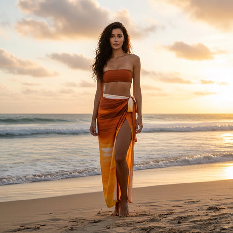 Pareo multi usos Naranja