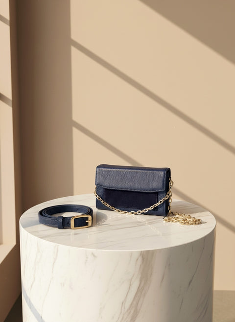 Cartera Paris- Bleu Nuit (Azul)