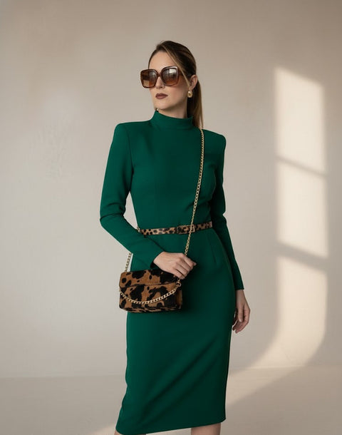 Cartera Paris- Cow Print Glam