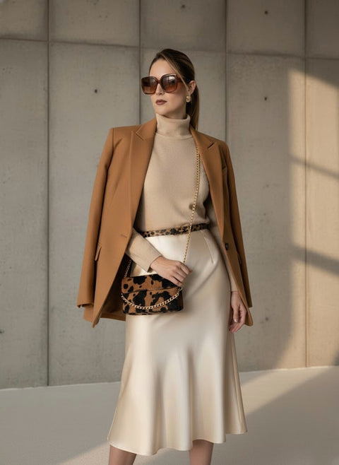 Cartera Paris- Cow Print Glam