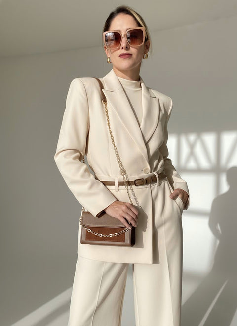 Cartera Paris-  Désert Élysée (Camel)