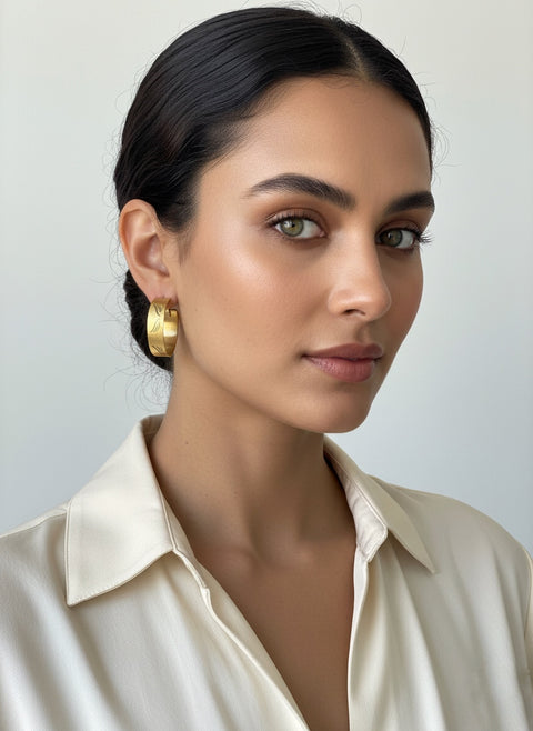 Candongas Alas Viento- Ala en Tono Verde