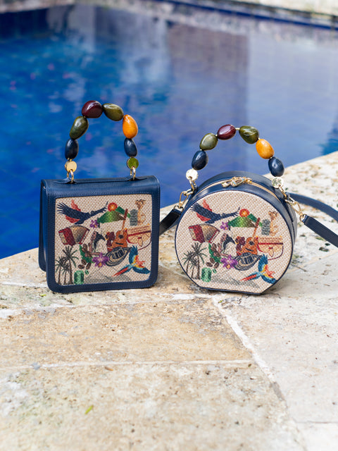 Cartera Colombia redonda